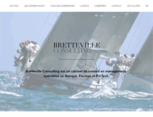 Tablet Screenshot of brettevilleconsulting.com